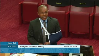 Las Vegas City Council Meeting 101619 Afternoon Part 2