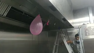 Ansul R-102 fire suppression system balloon testing