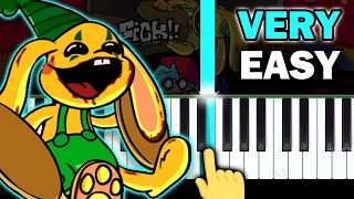 Musical Memory - FNF vs Bunzo Bunny - VERY EASY Piano tutorial