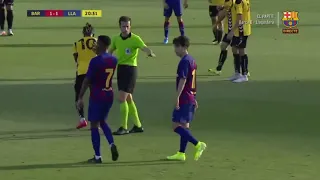 Yugo Abe, first goal in Barcelona B! Touch collection 19 08 2019 HD 1080p