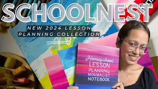 ✨ Schoolnest 2024 Homeschool Lesson Planning Notebook Collection!