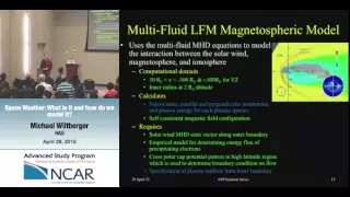 Michael Wiltberger | High Altitude Observatory | Space Weather: What is it and how do we model it?