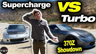 Nissan 370Z Boost Showdown! Supercharger or Turbo??