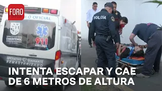 Hombre intenta escapar de centro de readaptación y cae de seis metros de altura - Las Noticias