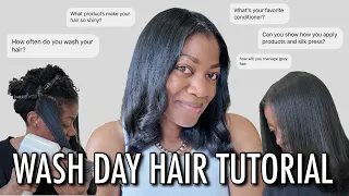 how-to natural hair silk press, chase method technique, products I use, FAQs