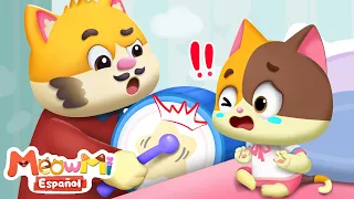 Johnny No No Escuela | Johny Johny Yes Papa | Canción Infantil | MeowMi Family Show Español🐱