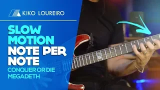 Slow Motion Note Per Note - Conquer Or Die Megadeth