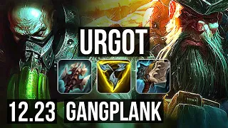 URGOT vs GP (TOP) | 7/1/3, 1.0M mastery, 300+ games, Dominating | KR Diamond | 12.23