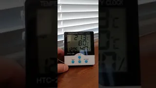 Как выставить время и формат на метеостанции HTC-2A