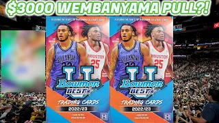 CRAZY WEMBANYAMA HIT! 2022-23 Bowman Best Basketball Hobby Box Break!