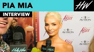 "After" star Pia Mia Spills About Hanging With Hero Fiennes-Tiffin & Josephine Langford! | Hollywire