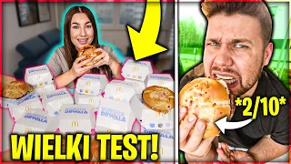 WIELKI TEST BURGERÓW DRWALA Z MCDONALD'S ! *który najlepszy??*