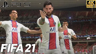 Manchester United vs. PSG (Ft. Ronaldo, Messi) | UCL FINAL - FIFA 21 (PS5 4K)