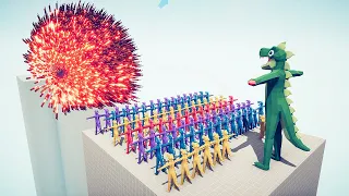 100X INDOMINUS REX + GIANT vs EVERY GOD | TABS - Totally Accurate Battle Simulator