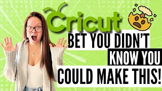 I bet you didn't know you could cut THIS on your Cricut! [You don't want to miss this video!]