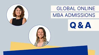 Webinar: Global Online MBA Admissions Q&A
