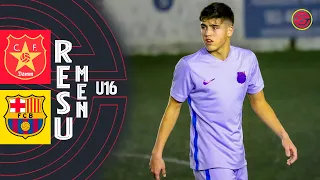 RESUMEN: CF Damm vs FC Barcelona Cadete A U16 2022