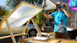 How To Make A SOLAR DEATH RAY (real!) #howto #science #scienceexperiment