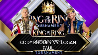 WWE 2K24 Cody Rhodes Vs Logan Paul - Winner Takes All