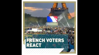 French voters react