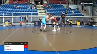 126 Lbs Cons 32 1 Tyler Sagi New Jersey Vs Jacob Norris Ohio