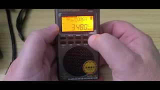 Hanrongda HRD-747 receiver on WWV , Gander Volmet, Trenton Mililtary tuning shortwave