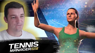 ✔ОНА ТОЧНО СТАНЕТ ЗВЕЗДОЙ✅Tennis Manager 2021 mobile обзор игры