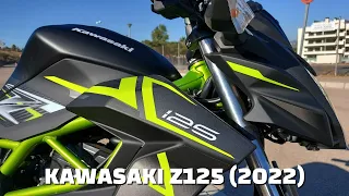 Kawasaki Z125 (2022) | Test Ride, Review, Walkaround, Soundcheck | VLOG308