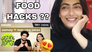 Trying Food Hacks So You Don't Have To Ft. @Samay Raina | Sahiba Bali | Zomato Reaction