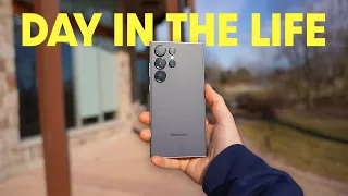 Day in the Life with the Galaxy S24 Ultra (Real World REVIEW)