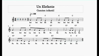 Un Elefante #educaciónmusical #flauta #tutorial #flautadulce