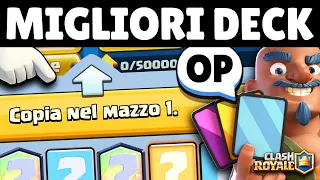 MIGLIORI DECK per VINCERE FACILE su CLASH ROYALE!