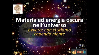 Materia ed energia oscura nell'Universo. Ovvero: non ci stiamo capendo niente. Live #125