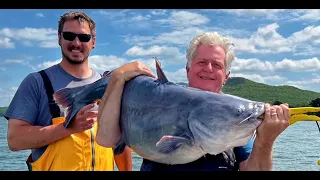 AWESOME Way to CATCH CATFISH !!!   (GUNTERSVILLE LAKE)