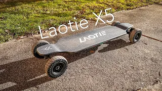 Elektrický longboard - zabiju se na tom? 😅🥺☠️ Laotie X5 🛹.