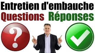 Questions réponses en entretien exemples (coaching emploi par Yves Gautier)