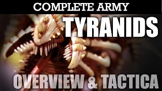 TYRANIDS Complete Army Overview 2, Tactica & Battle Plan! Warhammer 40K Army Showcase