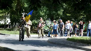 Южненці попрощалися із загиблим захисником України Олексієм Дорошенко. Без коментарів. 19.08.22.