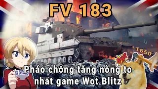 FV 183 - Pháo chống tăng nòng to nhất Wot Blitz / World Of Tanks Blitz / Wot Blitz