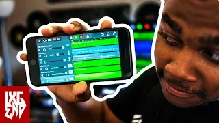 How To Make A FULL Song On iPhone (Garageband iOS Tutorial) | Studio Vlog