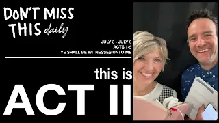 Come Follow Me New Testament Acts 1-5 (July 3-9) Don't Miss This