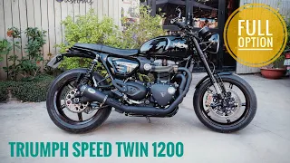 Triumph Speed Twin 1200 Full Option with Zard Exhaust, BST Carbon wheels, Brembo, Matris and……