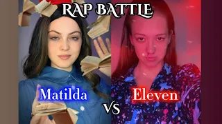 #POV Eleven and Matilda have a rap battle! (#COLLAB with @HollynnRagland 😍) #shorts #fyp #acting