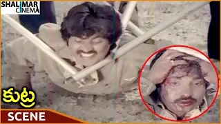 Kutra Movie || Villains Injured Balaji For Proof || Arjun, Mahalakshmi, Poornima || Shalimarcinema