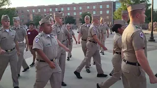 Texas A&M Corps of Cadets Evening Formation