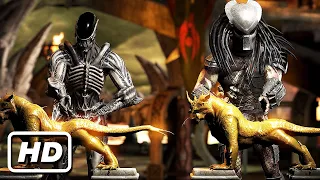 ALIEN vs PREDATOR TEST YOUR MIGHT! Who Wins? | Mortal Kombat X