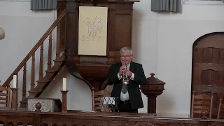 Taptoe door Sjaak van Loo, 4 mei 2020, Nationale Dodenherdenking in de Johanneskerk te Kruiningen