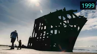 Watch Oregon's iconic shipwreck fall apart over time