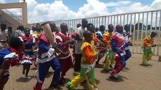 Kakamega Dancers Plays their Luhya Songs During the 3rd Edition of Kenya National Culture
