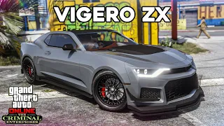 Unreleased Declasse Vigero ZX Customization & Test | The Criminal Enterprises DLC - GTA 5 Online